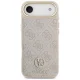 Guess 4G Strass Logo & Big Strap MagSafe dėklas, skirtas iPhone Air, rožinis