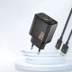 Dudao A27S 25W GaN USB-A įkroviklis, juodas