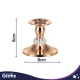 Stalo žvakidės Glimz, 2 vnt., 8 cm, aukso spalvos