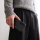 Atverčiamasis dėklas Tech-Protect Smart Wallet skirtas Samsung Galaxy S26 FE, Matte Black