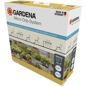 Gardena Micro-Drip lašelinio laistymo rinkinys balkonui (15 augalų)