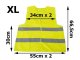 Reflective Safety Vest, Yellow, Size XL