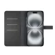 Atverčiamasis dėklas Puro Wallet Detachable MagSafe 2in1 skirtas iPhone 16 Pro, juodas