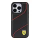 Ferrari Perforated Waves dėklas, skirtas iPhone 15 Pro, juodas