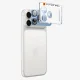 Spigen Optik Pro XL Glas.tR EZ Fit kameros apsauginis stiklas iPhone 18 Pro Max, šviesiai mėlynas