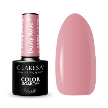 Claresa Dusty Rose 7 UV/LED Gel Polish, 5 g