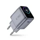 Tech-Protect PowerVision NC45W-GaN USB-C įkroviklis 45W PD, tamsiai pilkas