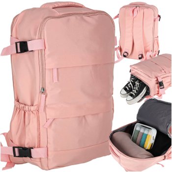 Cabin Travel Backpack for Hand Luggage, 45x30 cm, Pink