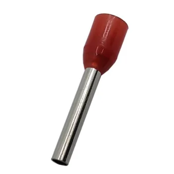 Izoliuoti laidų antgaliai 6.0 mm² / 10AWG laidui, 100 vnt., raudoni