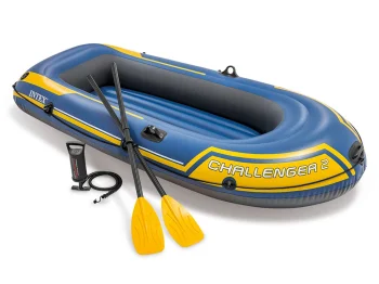 Pripučiama valtis INTEX Challenger 2 Set, 236 x 114 x 41 cm