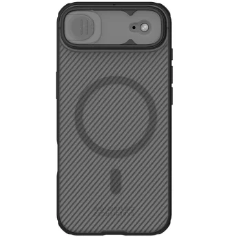 Nillkin iPhone 17 Air dėklas CamShield Pro Magnetic, skaidri juoda