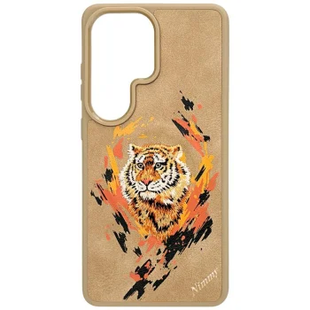 Dėklas Nimmy Tiger MagSafe, skirtas Samsung Galaxy S26 Ultra, šviesiai rudas