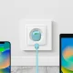 Puro 20W GaN USB-C Wall Charger - Green (PUFCMTCUSBC20WGGRN)