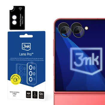 3mk Lens Protection Pro kameros apsauginis stiklas Samsung Galaxy Z Flip 7, juodas