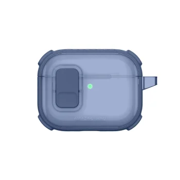 Dėklas AmazingThing Titan Pro Mag skirtas Apple AirPods 3 Pro, mėlynas