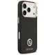 Guess Grained Strass Logo MagSafe dėklas iPhone 17 Pro telefonui, juodas