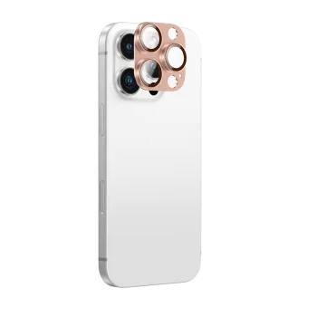 Kameros apsauginis stiklas AmazingThing iPhone 16 Pro / 16 Pro Max, Rose Gold