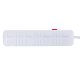 Maitinimo ilgintuvas Maclean MCE393 W, 4 lizdai, 3x USB, 2500W, 3 m, baltas