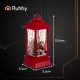 Christmas LED Lantern with Flameless Candle Ruhhy 26752, Red