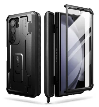 Tech-Protect Kevlar Pro dėklas Samsung Galaxy Z Fold 5, juodas