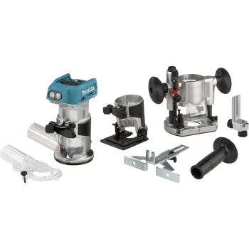 Akumuliatorinis daugiafunkcis frezeris Makita DRT50ZJX2 18V LXT