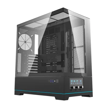 Kompiuterio korpusas Darkflash DY451 be ventiliatorių, juodas