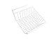 Under-Shelf Hanging Metal Basket, White