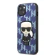 Karl Lagerfeld Monogram Ikonik Patch Case for iPhone 13 mini, Blue