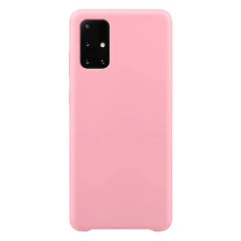 Silikoninis dėklas Samsung Galaxy A72 4G, rožinis