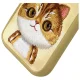 Nimmy Big Eyed Pet 2.0 Cat dėklas, skirtas iPhone 16 Pro Max, chaki