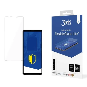 Hibridinis stiklas 3mk FlexibleGlass Lite Sony Xperia 10 V, 0.16 mm