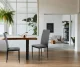 ModernHome valgomojo kėdžių komplektas, 4 vnt., pilkas