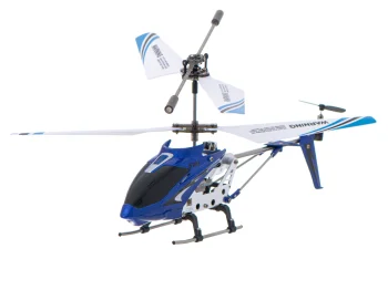 Nuotoliniu būdu valdomas sraigtasparnis SYMA S107G Metal Series, mėlynas
