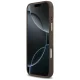 Guess Peony Hot Stamp MagSafe dėklas iPhone 17 Pro Max telefonui, rudas