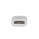 „Micro USB“ į „Lightning“ adapteris Baltas