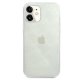 Guess iPhone 12 mini dėklas 4G 3D Pattern Collection, skaidrus