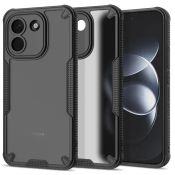 Tech-Protect Rugged Shield case for Xiaomi Redmi Note 17 Pro Max 5G, matte black