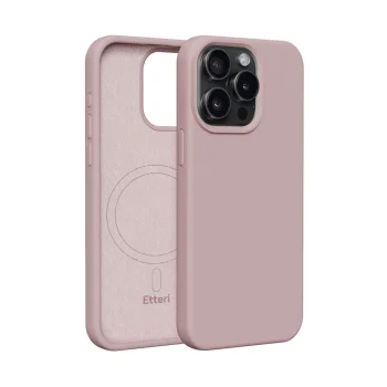 „Etteri Silicone Mag“ dėklas, skirtas iPhone 12 / 12 Pro, šviesiai rožinis