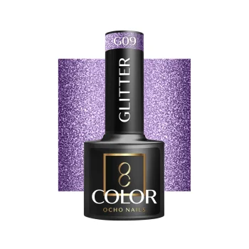 Ocho Nails Glitter G09 Gel Polish, 5g