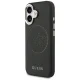 Guess Perforated 4G MagSafe dėklas, skirtas iPhone 17 - juodas