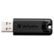 Verbatim Store n Go Pinstripe USB atmintinė, 32GB, Juoda