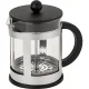 Prancūziškas kavinukas Bodum Kenya, 0,5 l, juodas / sidabrinis