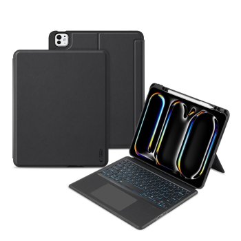 Tech-Protect SC Mag Pen dėklas su klaviatūra iPad Pro 13" (2024), juodas