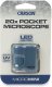 Carson MicroMini Pocket Microscope, 20x, Blue