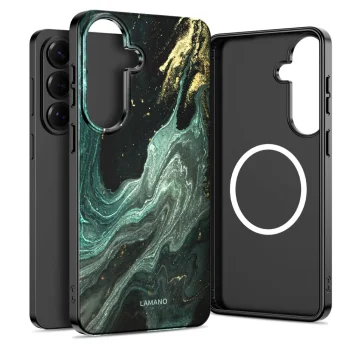 Tech-Protect Lamano MagSafe dėklas Samsung Galaxy A57 5G, Verde Aura