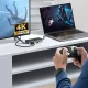 Orico OM28PR-G2 USB-C jungčių stotelė su M.2 lizdu ir HDMI, juoda
