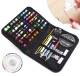 129-Piece Sewing Kit in Zipper Case with Color Threads & Accessories