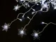 Kalėdinė LED girlianda-užuolaida Snaigės, 100 LED, balta