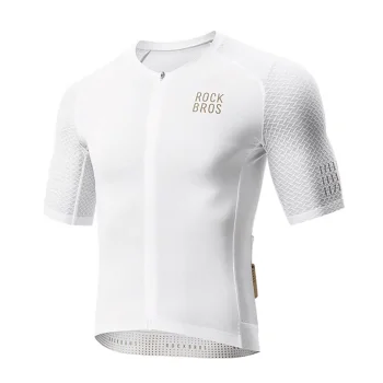 Rockbros YDDX011 Diamond Short Sleeve Cycling Jersey Size XS - White