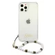 Guess Pearl skaidrus dėklas Apple iPhone 12 / 12 Pro